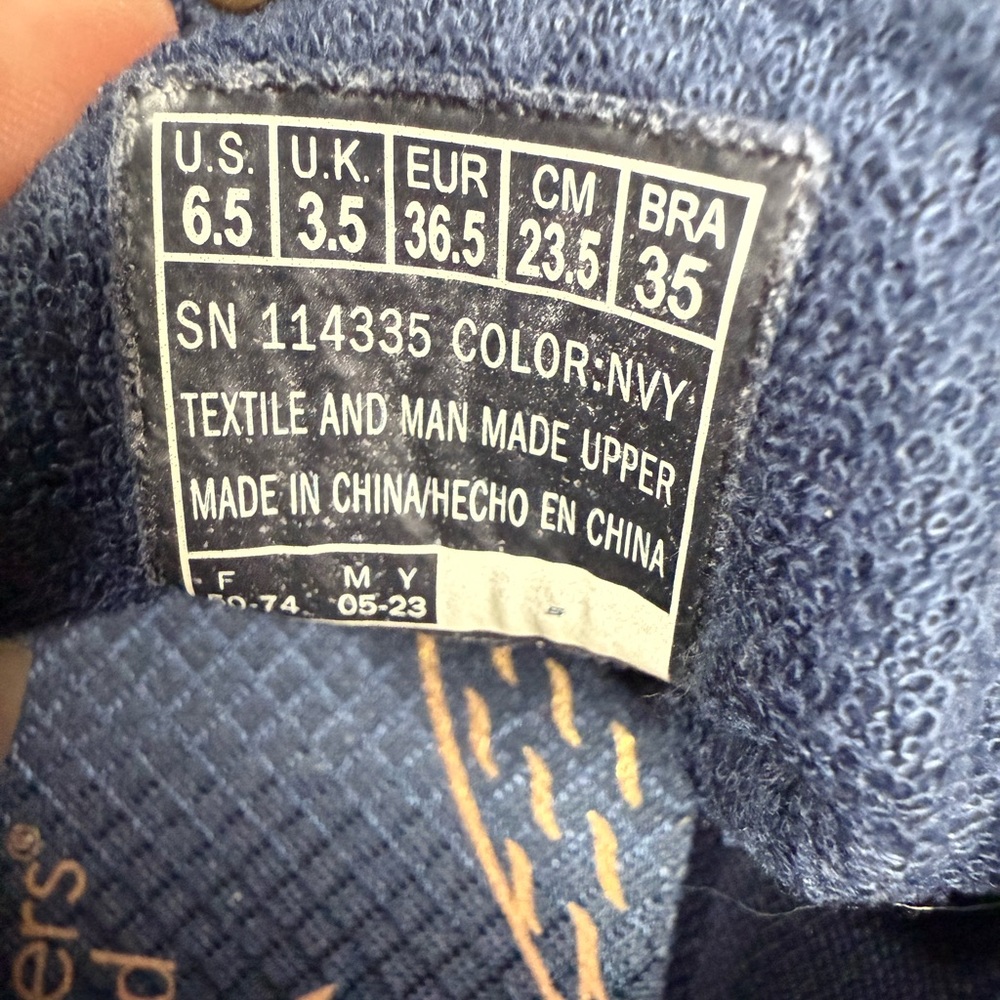 BOBS from Skechers Air-Cooled Arch Fit Navy Sneakers‎ - Picture 8 of 8